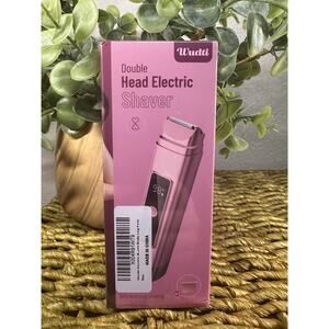 New Dual Head Shaver Women, 2 in 1 Wet‎ & Dry Waterproof Electric Bikini Trimmer